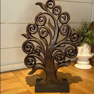 Carved Wooden Tree